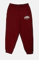 Puma spodnie dresowe dziecięce SQUAD Sweatpants dzianina bordowy 681781