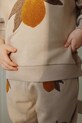 Konges Sløjd spodnie dresowe dziecięce LOU TERRY SWEAT PANTS OCS KS102023 beżowy