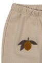 Chłopiec Konges Sløjd spodnie dresowe dziecięce LOU TERRY SWEAT PANTS OCS KS102023 beżowy