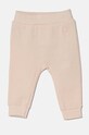 Kojenecké bavlněné tepláky United Colors of Benetton pletenina růžová 3J70AF01R.W.Seasonal