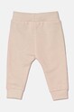 United Colors of Benetton spodnie dresowe bawełniane niemowlęce 3J70AF01R.W.Seasonal różowy AW24