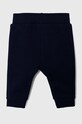 United Colors of Benetton spodnie dresowe bawełniane niemowlęce 3J70AF01R.W.Seasonal granatowy AW24