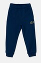 Lacoste spodnie dresowe bawełniane dziecięce bawełna granatowy XJ2474