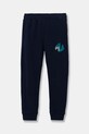 Fila pantaloni de trening din bumbac pentru copii LICHTENBORN bumbac bleumarin FAK0359