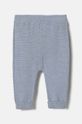 United Colors of Benetton legginsy niemowlęce z domieszką wełny 1032AF005.W.Seasonal niebieski AW24
