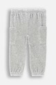 Бебешки спортен панталон Coccodrillo ZC4120101MBN сив AW24