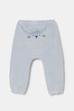Штани для немовлят United Colors of Benetton трикотаж блакитний 3MCDAF020.W.Seasonal