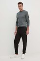 Παντελόνι φόρμας Calvin Klein Jeans J30J326033 μαύρο AW24