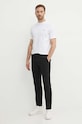 Nohavice Karl Lagerfeld 543002.255056 čierna AW24
