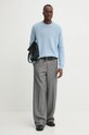 Vlnené nohavice Iceberg B030.3141 sivá AW24
