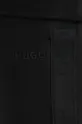 czarny HUGO spodnie bawełniane lounge