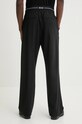 Îmbrăcăminte MSGM pantaloni de lana 3740MP09.247506 negru
