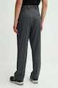 Odjeća Hlače s primjesom vune HUGO 50520686 siva