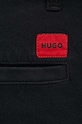 Βαμβακερό παντελόνι HUGO μαύρο 50525176