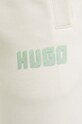 Бавовняні спортивні штани HUGO бежевий 50516657
