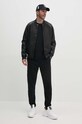 Хлопковые спортивные штаны Armani Exchange 6DZPLC.ZJNNZ чёрный AW24