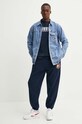 Tommy Jeans spodnie dresowe DM0DM19480 granatowy AW24