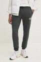 Tommy Jeans spodnie dresowe bawełniane nadruk szary DM0DM19479