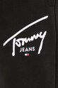 Tommy Jeans pantaloni de trening din bumbac negru DM0DM19479