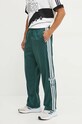 Παντελόνι φόρμας adidas Originals Adibreak πλεκτό ύφασμα πράσινο IY9928