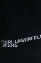 Karl Lagerfeld Jeans pantaloni de trening din bumbac negru 245D1001