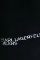 μαύρο Βαμβακερό παντελόνι Karl Lagerfeld Jeans
