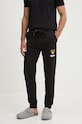 Παντελόνι lounge Moschino Underwear στάμπα μαύρο 6890.4413