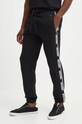 Moschino Underwear spodnie lounge aplikacja czarny 6891.4424