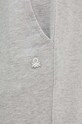 United Colors of Benetton pantaloni de trening din bumbac gri 342ZUF01B