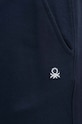 Βαμβακερό παντελόνι United Colors of Benetton σκούρο μπλε 342ZUF01B