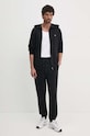 United Colors of Benetton spodnie dresowe bawełniane 342ZUF01B czarny AW25