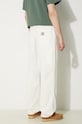 Clothing Carhartt WIP cotton trousers Double Knee Pant I031501.D602 beige