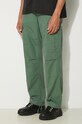 Βαμβακερό παντελόνι Carhartt WIP Regular Cargo Pant πράσινο I032467.29N02