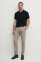 Вовняні штани Michael Kors MK0SP01026 бежевий AW24