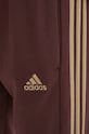 adidas spodnie dresowe bawełniane Essentials brązowy IW7681