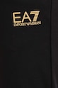 Bavlnené tepláky EA7 Emporio Armani čierna PJVRZ.8NPP66.0208