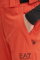 EA7 Emporio Armani spodnie narciarskie Kitzbuhel Protectum pomarańczowy PNCJZ.6DPP27.1672