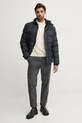 United Colors of Benetton spodnie z domieszką wełny 4JGSUF059 szary AW24