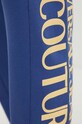 Versace Jeans Couture spodnie dresowe bawełniane niebieski 77GAAT05.CF00T