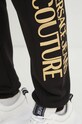 Versace Jeans Couture spodnie dresowe bawełniane czarny 77GAAT05.CF00T
