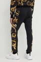 Abbigliamento Versace Jeans Couture pantaloni da jogging in cotone 77GAA3C0.FS161 nero