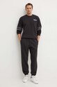 adidas Originals pantaloni de trening din bumbac IY2245 negru AW24