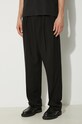 Kenzo wool trousers Pleated Tailored Pant black FE65PA2149GE.99