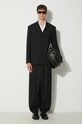 Nohavice s prímesou vlny Kenzo Relaxed School Boy Pant FE65PA3799RD.99 čierna AW24