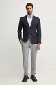Joop! spodnie z domieszką wełny 30043726 szary AW24