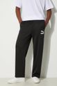 Puma pantaloni della tuta T7 ICONIC Straight Track Pants nero 625412