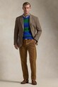 Polo Ralph Lauren pantaloni de catifea cord drept maro 710884820