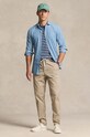 Polo Ralph Lauren pantaloni de bumbac drept bej 710944490