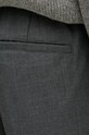 Samsoe Samsoe pantaloni de lana SABERTIL gri M24300073