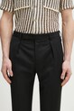 Μάλλινο παντελόνι Paul Smith μαύρο M1R.719X.N00109